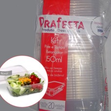 Kit Pote e Tampa 150ml