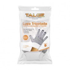 Luva Tricotada Branca C/ PIG - PAR